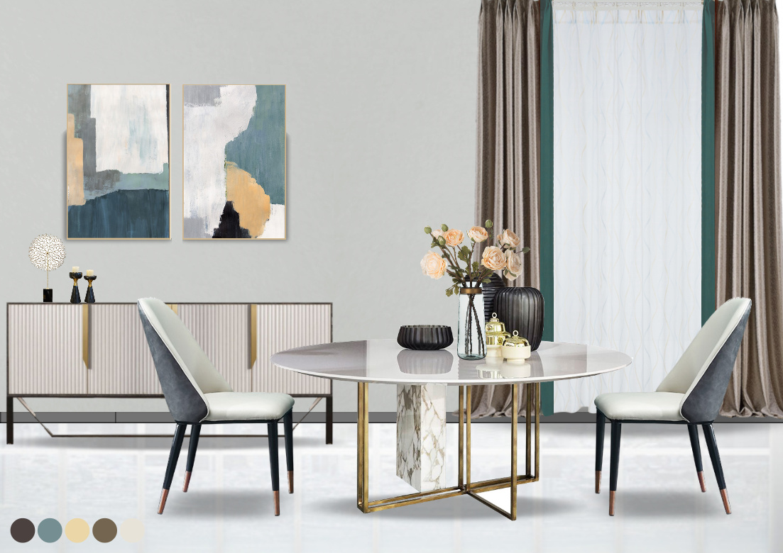 餐厅最终版-再创作-方案-美间(软装设计采购助手)