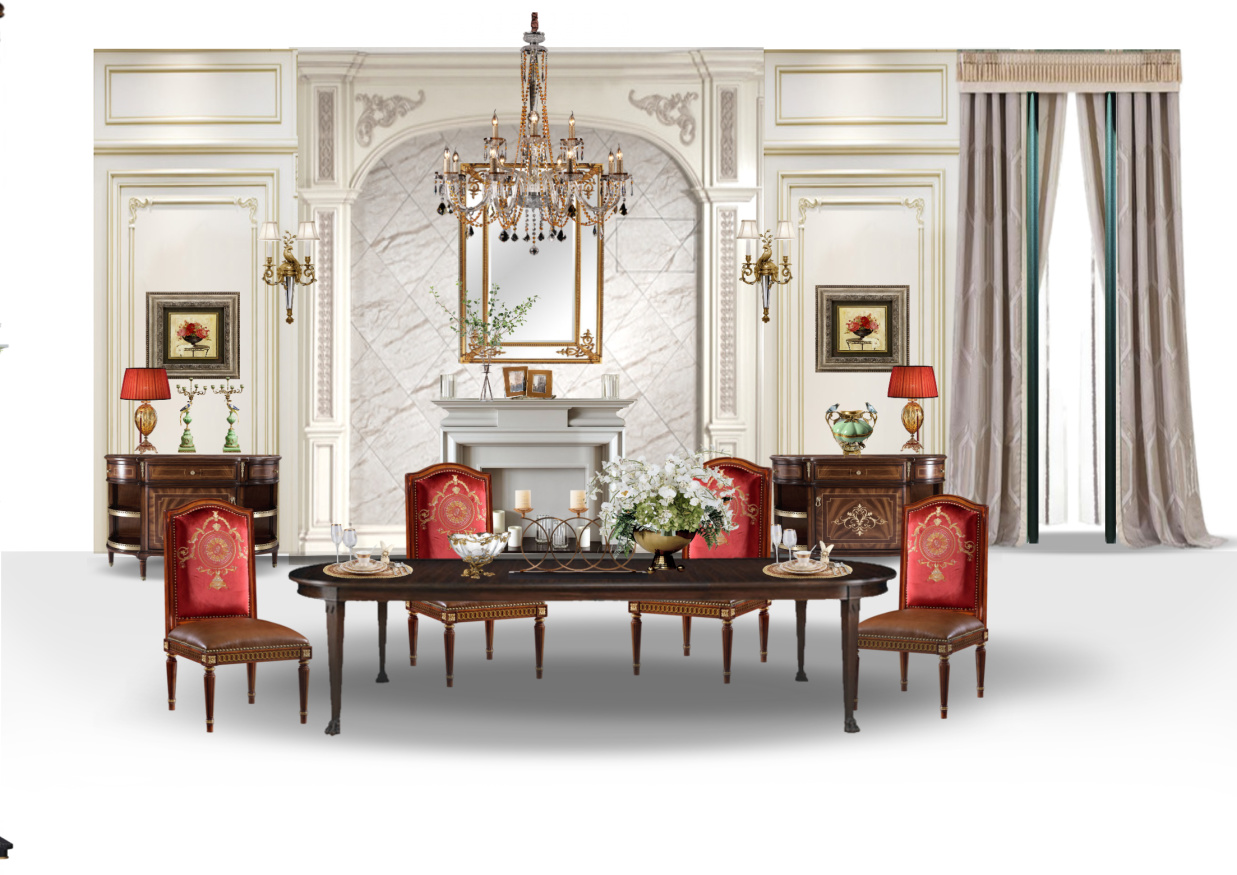 餐厅-再创作-拼图-美间(软装设计采购助手)