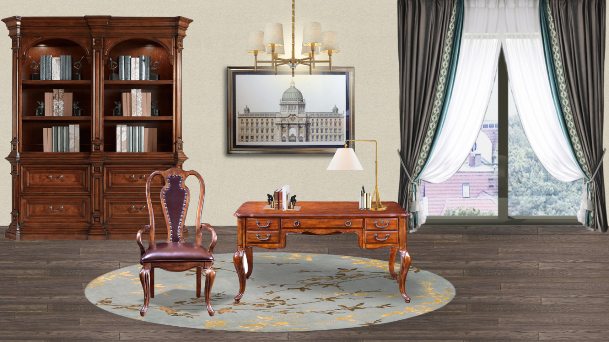 曼哈顿12-5庄总-主卧书房的副本-再创作-拼图-美间(软装设计采购助手)